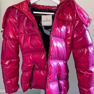 Authentic Hot Pink Moncler puffer